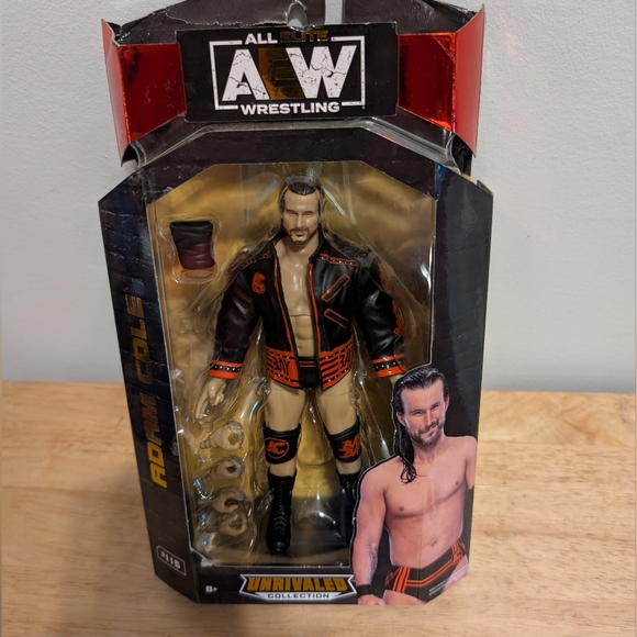 AEW Wrestling Action Figure Adam Cole Brand New with tag from UKCA - Picture 1 of 2